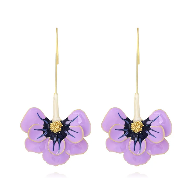 Vionna Fleur Drop Earrings
