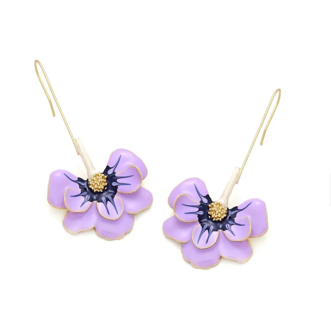 Vionna Fleur Drop Earrings