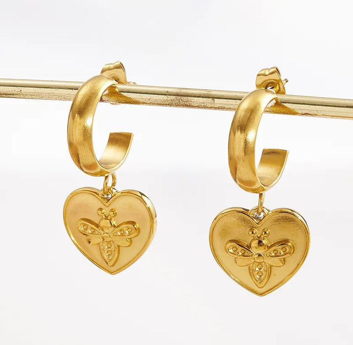 Aurabelle Heart Earrings