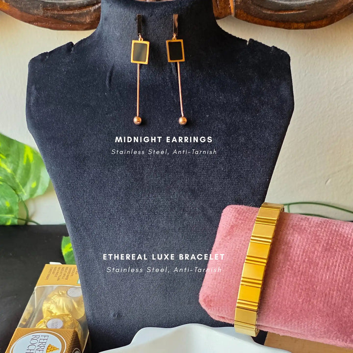 Valentine Luxe Midnight Gold Hamper