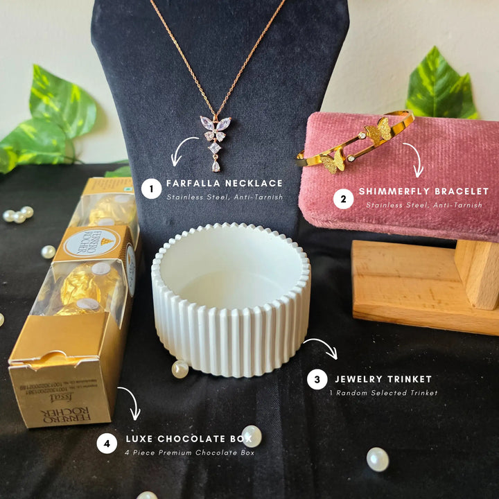 Valentine Luxe Butterfly Jewellery Hamper