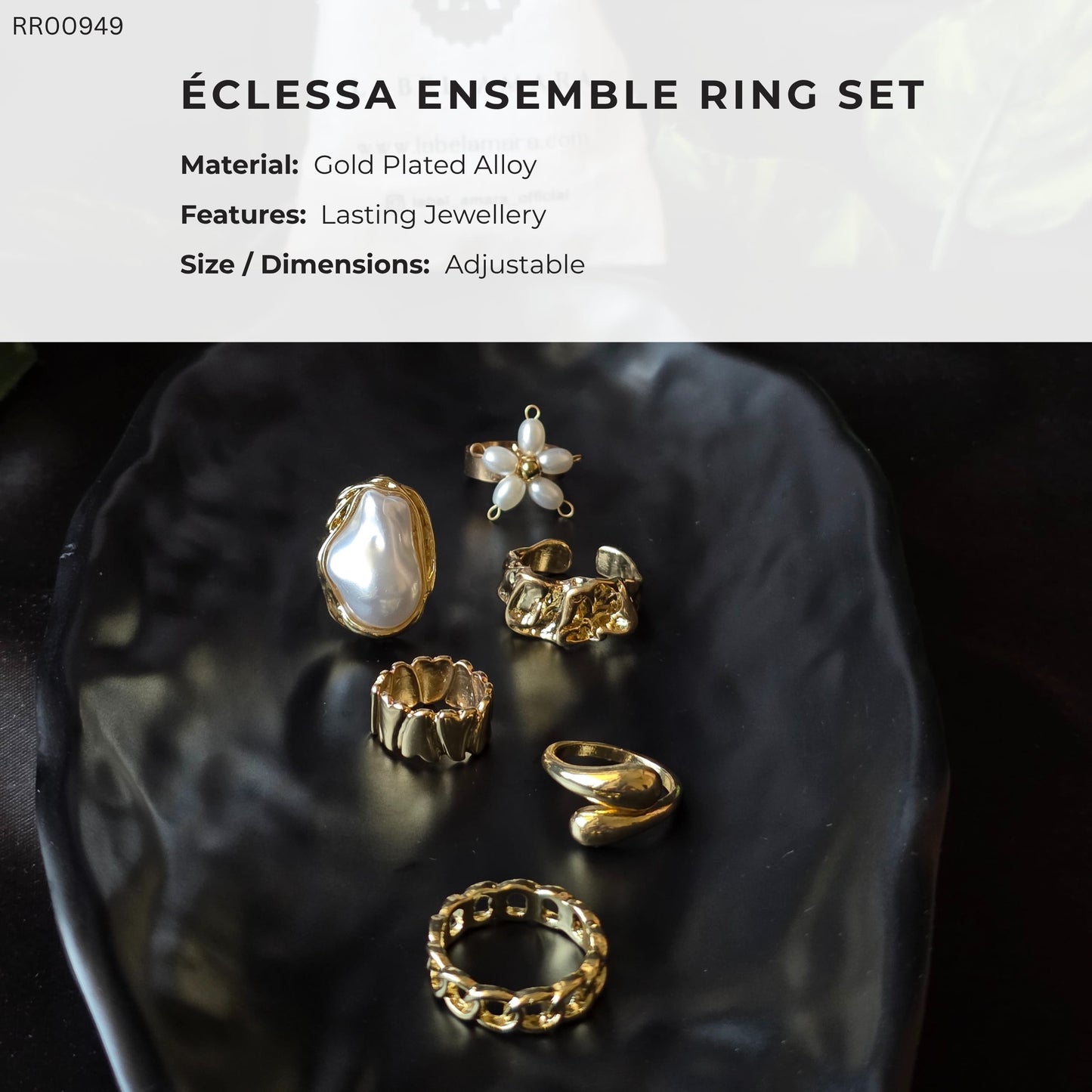 Éclessa Ensemble Ring set