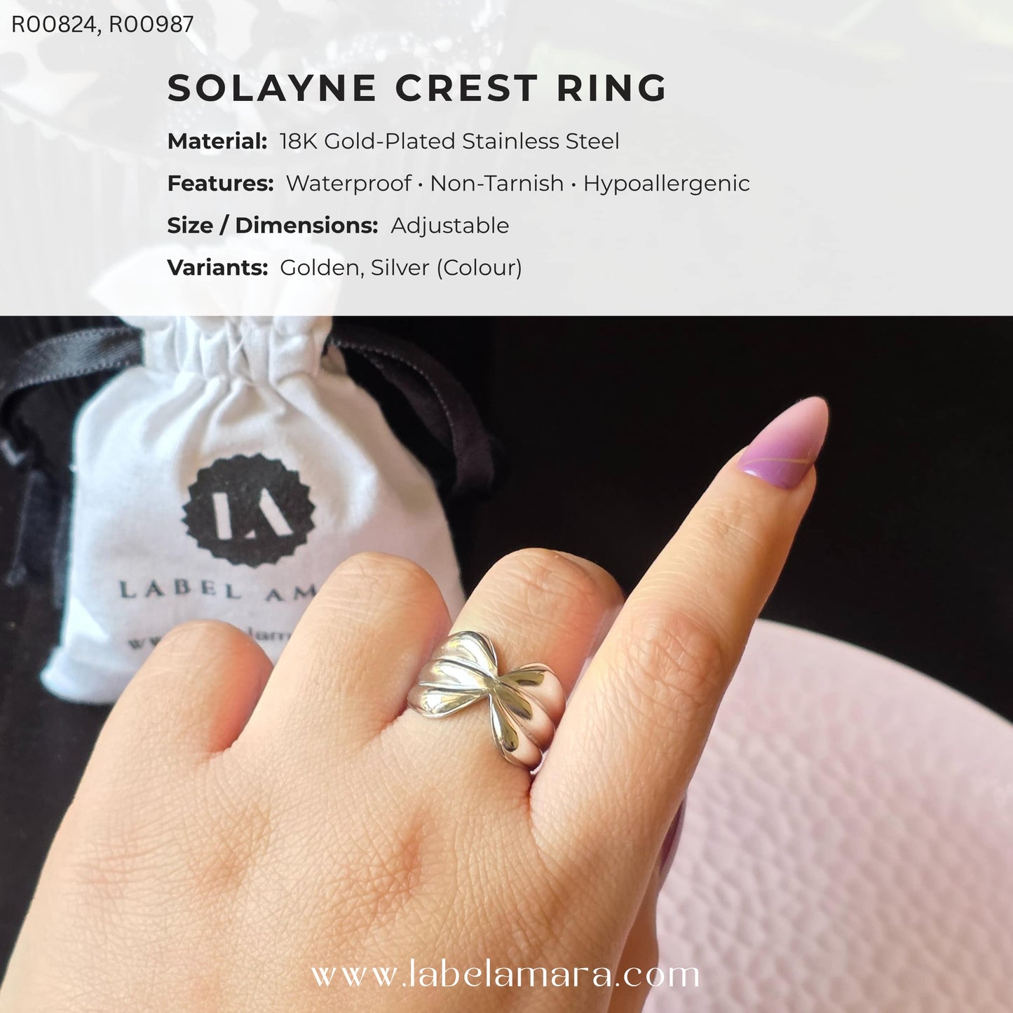 Solayne Crest Ring