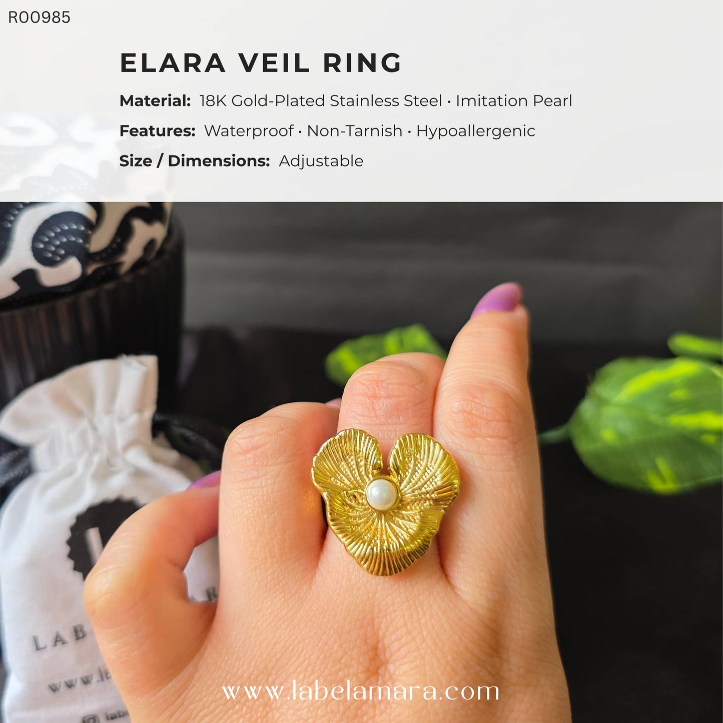 Elara Veil Ring