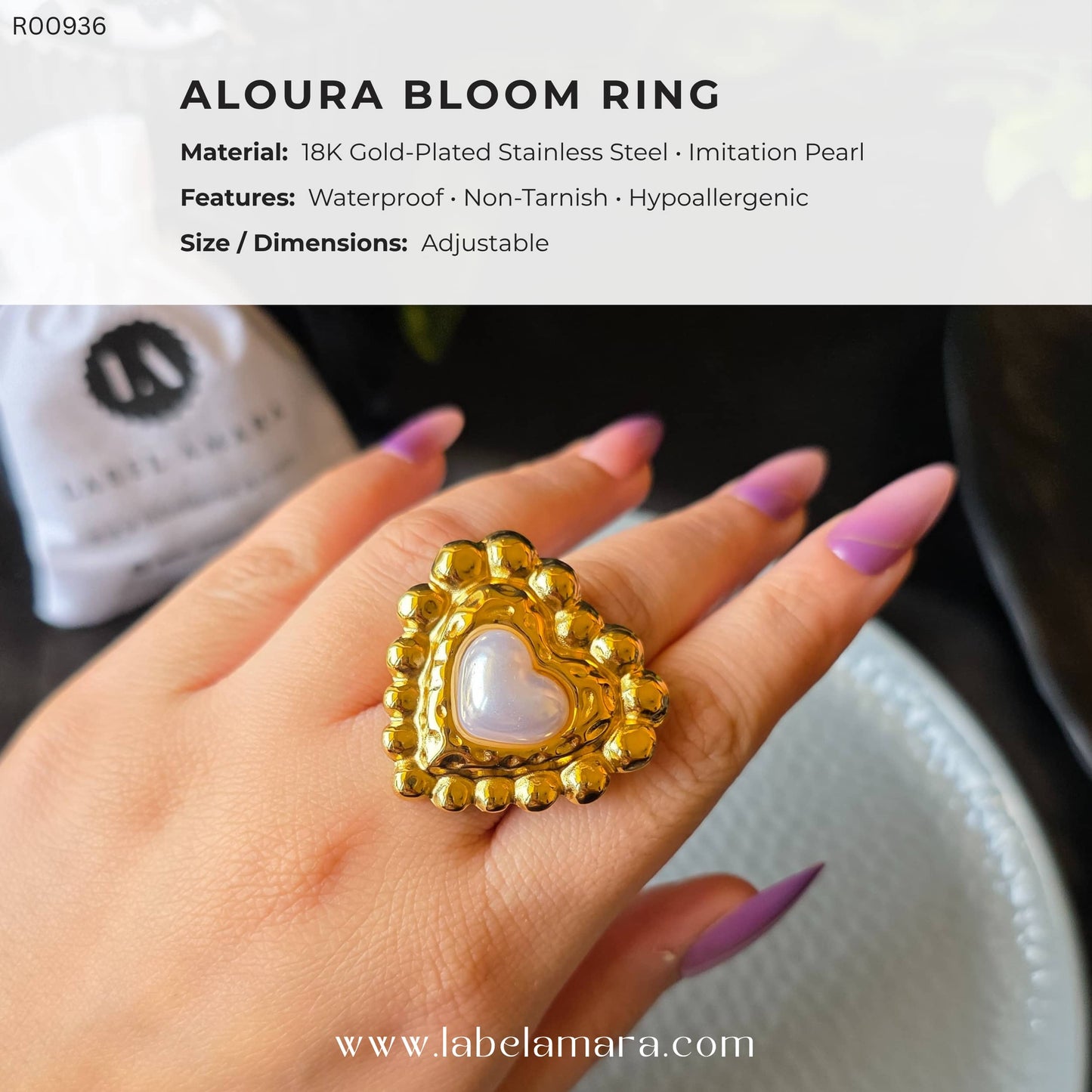 Aloura Bloom Ring