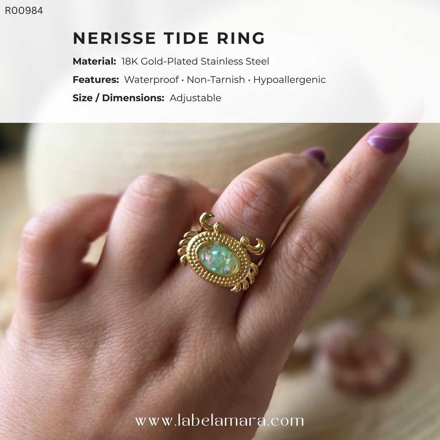 Nerisse Tide Ring