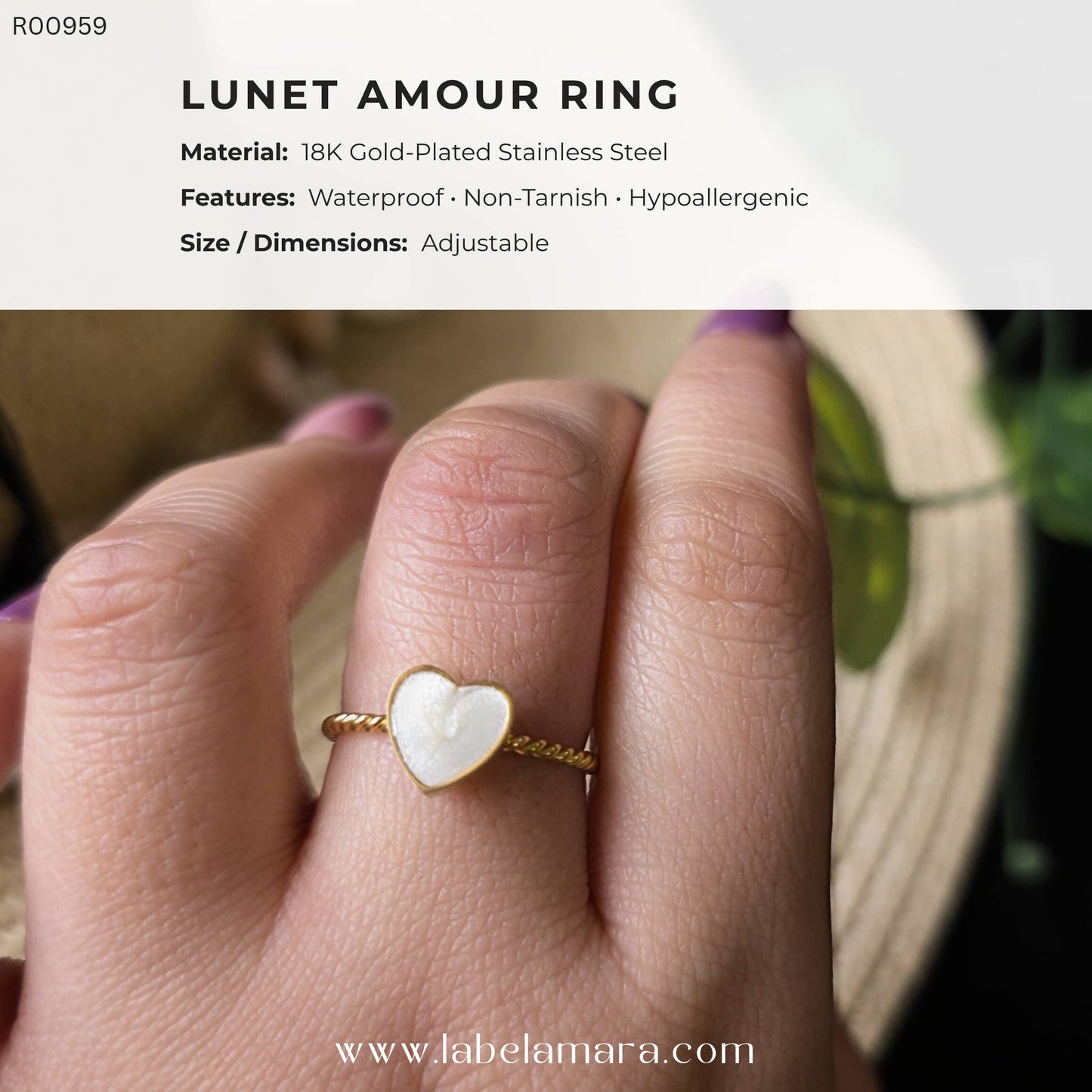 Lunet Amour Ring