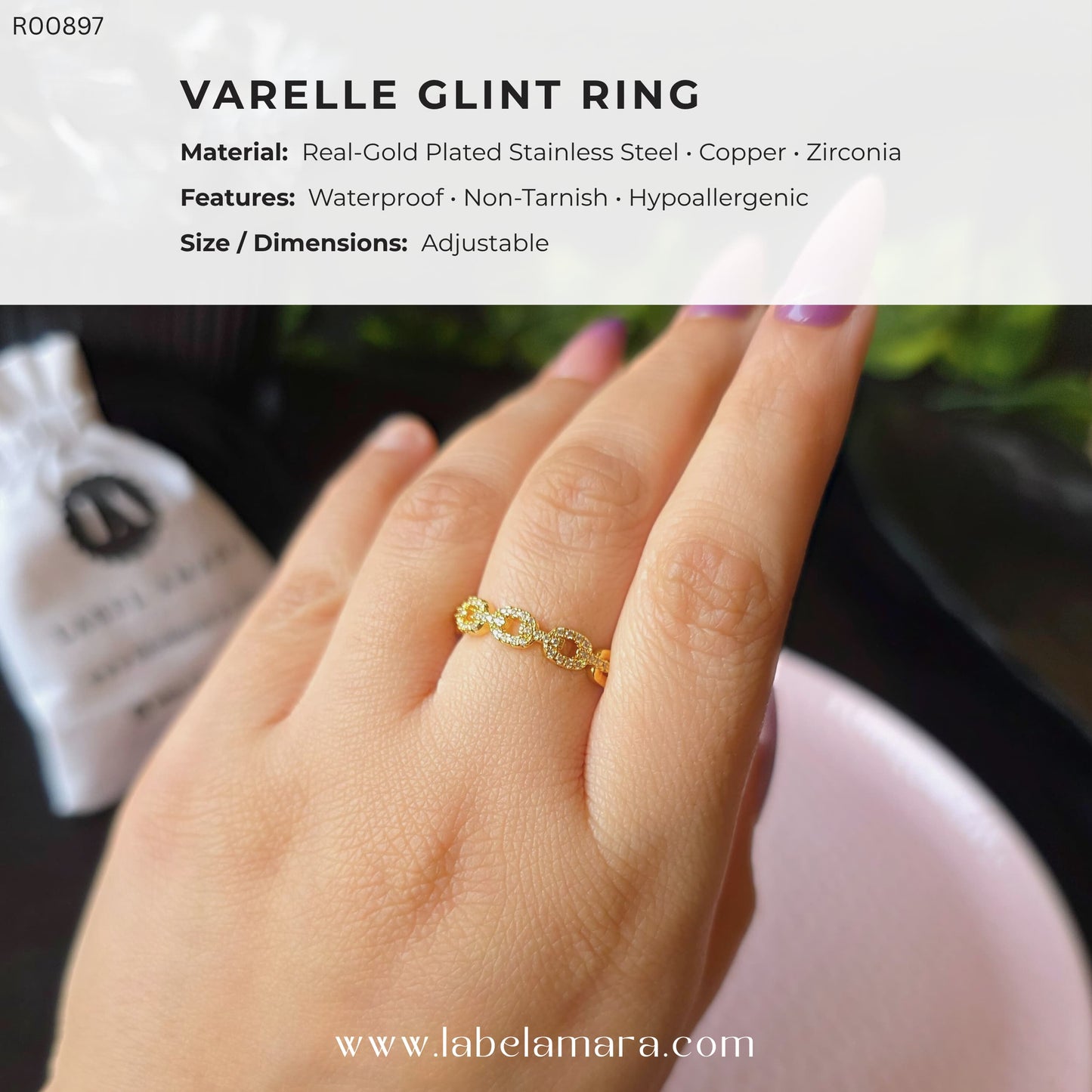 Varelle Glint Ring
