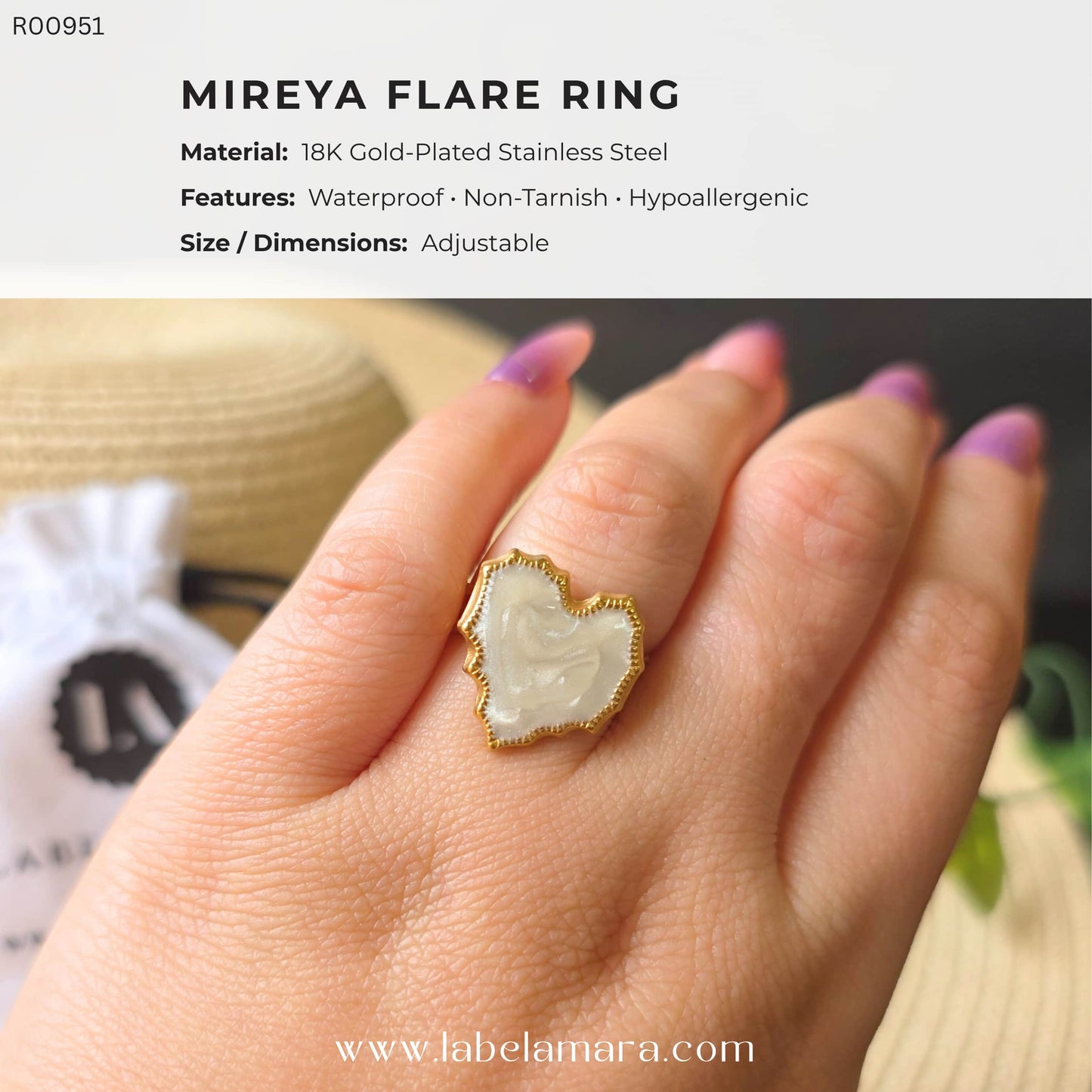 Mireya Flare Ring