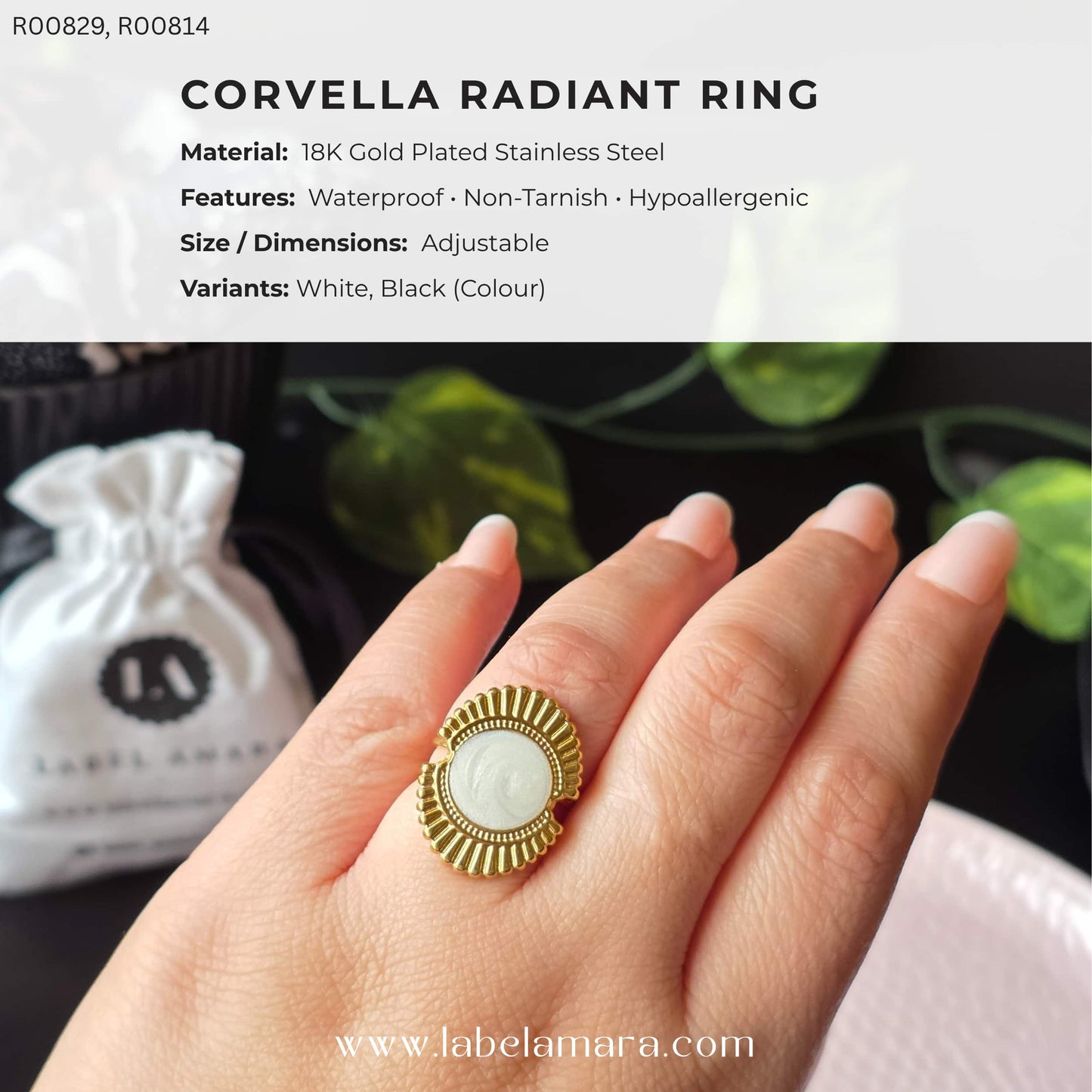 Corvella Radiant Ring