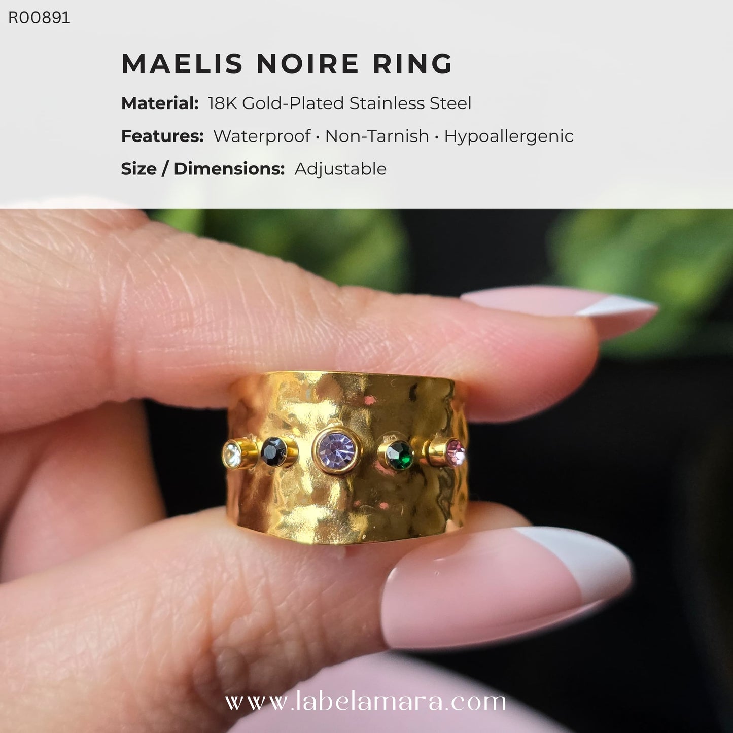 Maelis Noire Ring