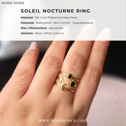 Soleil Nocturne Ring