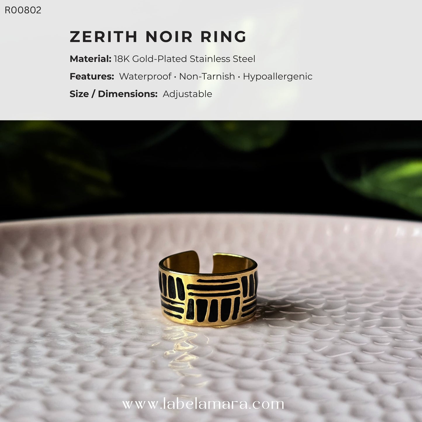 Zerith Noir Ring