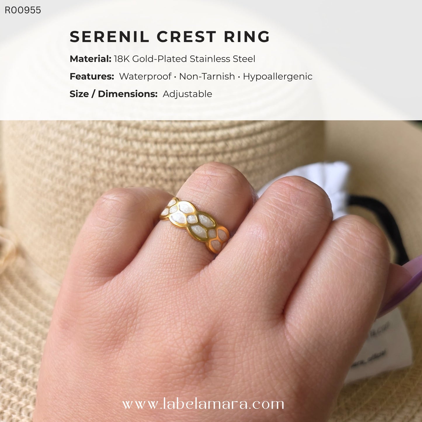 Serenil Crest Ring