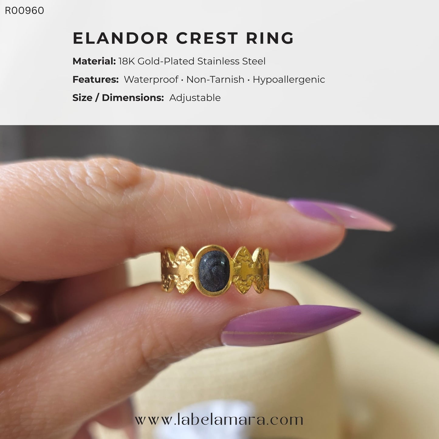 Elandor Crest Ring